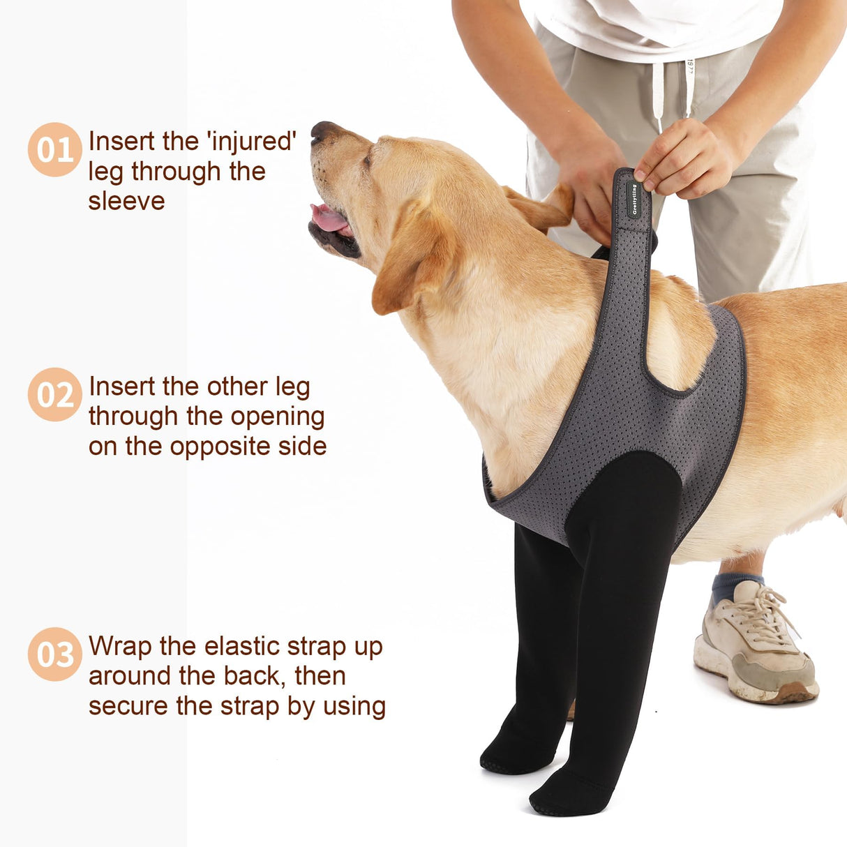 Dog Socks to Prevent Licking Paws ，Breathable Leg Sleeve to Stop Licking and Biting,Firm and Secure Protect Wounds Dog Recovery Sleeve Socks (Medium-Gray)