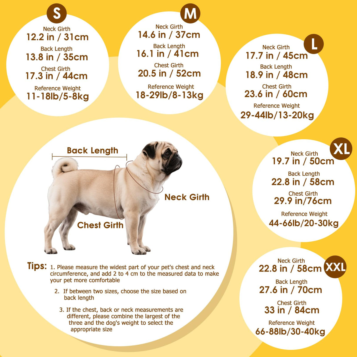 Dog Raincoat: Dog Rain Jacket with Reflective Harness & Removable Hood | Waterproof Dogs Rain Coat Poncho for Large Medium Small Dogs Puppies (Yellow - M)