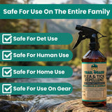 Trail Guard Natural Extra Strength Insect, Flea and Tick Spray for Dogs, Cats, People & Home (16oz, Cedarwood & Rosemary)