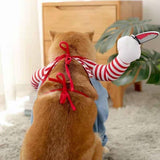 Dog Halloween Costume,Funny Chucky Dog Costume with Pet Wig,Cosplay Scary Outfit with Knife Clothes for Dogs (Medium)