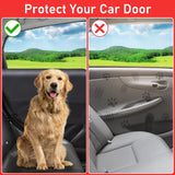 ALEIFLE 2PCS Car Door Protector for Dogs,Waterproof, Anti-Scratch, with Mesh Pockets for Snacks & Toys，Vehicle Door Protectors for Cars, Trucks, SUVs