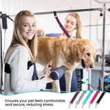 Dog Grooming Loop Extension Straps - Adjustable Pet Bathing & Trimming Restraints, Fits Grooming Arm, 5 Pcs