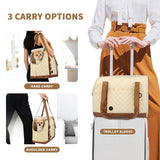 Dog Purse Carrier for Small Dogs, Soft Sided Pet Carrier with Pockets, Foldable Dog Carrier Purse for Puppy, Rabbit, Cat, Washable Breathable Pet Carrier, Dog Carrier Bag for Outdoor Shopping Travel