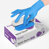 Daddy's Choice Small Nitrile Gloves Disposable Blue, No Latex, No Powder, Safe Working Gloves, 100pcs (Size Small)