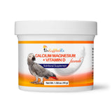 UnRuffledRx™ Bird Calcium Plus with Magnesium and D3, Dissolves Clear and Tasteless in Water, Supports Bone, Muscle, Feather and Egg Health, 45 Servings, Made in FDA-Registered USA Facility