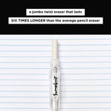 SAKURA 50280 SumoGrip 0.9-mm Pencil with Eraser, Clear