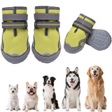 Hipaw Dog Booties for Winter,Snow Boots for Small Medium Large Dogs,Waterproof Dog Rain Shoes,Non-Slip Paw Protector for Outdoor Walking,Hiking,Indoor Hardwood Floors