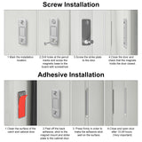 Cabinet Magnetic Catch 4 Pack Ultra Thin Cabinet Door Magnetic Catch for Drawer Magnets Adhesive Cabinet Latch Magnetic Closures for Kitchen Closet Door Closing Magnetic Door Catch Closer
