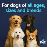 Pup Labs Tummy Essentials Probiotic Chews for Dogs, Supports Gut Health for Dogs and Firm Stools, Helps Eliminate Digestive Dysfunction, Dog Probiotics Made in The USA, 30 Chews