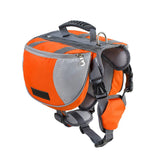 Lifeunion Adjustable Service Dog Supply Backpack Saddle Bag for Camping Hiking Training (Orange L)