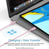 iPhone Charger, Fast Charging USB Type C ,Charge Block for iPhone 16,16 Plus, 16 Pro Max, 15, 15 Pro Max, iPad Pro/AirPods , Pink