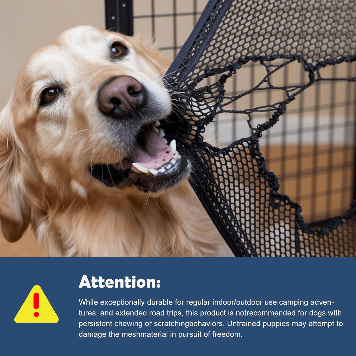 QUIBBLICK 36 Inch Soft Collapsible Dog Crate, Portable Travel Dog Crate for Indoor and Outdoor Use, Oxford Fabric Pet Carrier with Chew-Proof Mesh Window, Warm Blanket and Foldable Bowl, Blue
