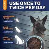Natural Antibiotics for Dogs for Allergies, Infections, Coughs, Digestive Moments – Dog Antibiotics with Beef Flavor May Support Urination and Breathing – Organic Composition with Cranberry – 2 Oz
