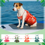 Amylove 4 Pack Summer Themed Dog Bikini for Small Dogs Bathing Suits for Puppy Doggies Swimsuit Dog Bathing Dress Pet Skirts Hawaii Puppy Dresses for Girl Small Dogs Cats Beach