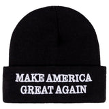 MAGA Beanie Hat,Donald Trump 2025 Hat Make America Great Again Hat Adult Embroidered MAGA Adjustable Baseball Cap