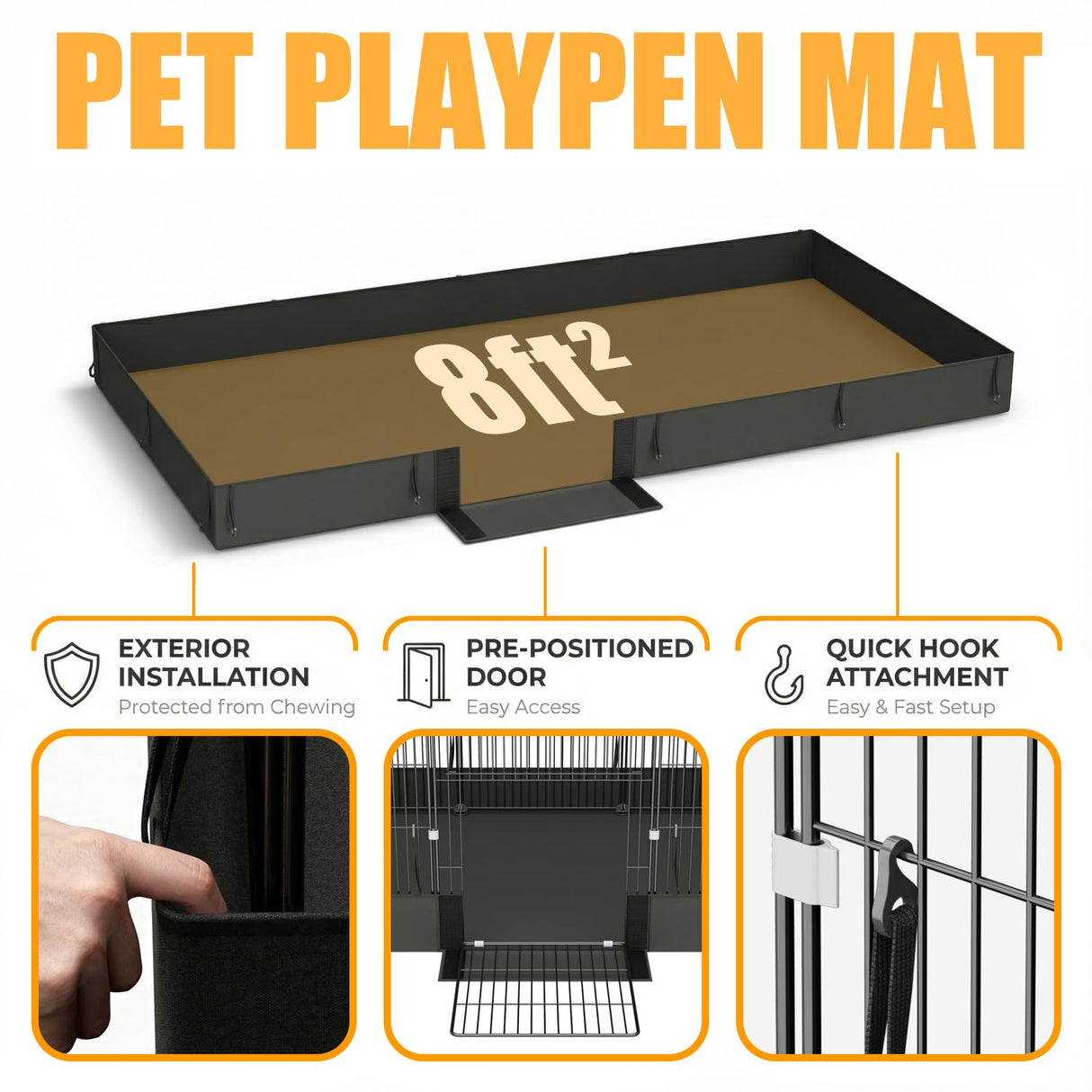 20 Planes Guinea Pig Cages Enclosed Hamster Cage with Door & Waterproof Liner, Expandable Cage for Guinea Pigs, Metal Wire Yard Fence Rabbit Cage