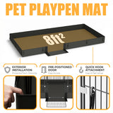 20 Planes Guinea Pig Cages Enclosed Hamster Cage with Door & Waterproof Liner, Expandable Cage for Guinea Pigs, Metal Wire Yard Fence Rabbit Cage