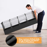 Tresbro Guinea Pig Cage Liner with One-Hand Release Hook & Thickened Corner, 48''L x 24''W Waterproof & Washable Mat (Without Cage) for C&C Grids Guinea Pig Hedgehog Bunny Habitat, Rabbit Cage Liner