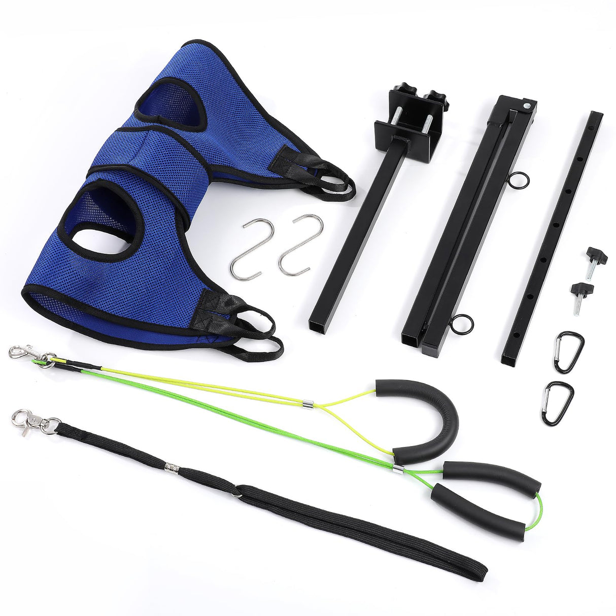 ondware Dog Grooming Arm with Dual-Spiral Clamp, Adjustable Height 27-37 inch, Dog Grooming Table Arm with Hammock, Groom Restraint for Small Medium Dogs at Home or Salon