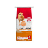 Purina Start and Grow | Non-Medicated Chick Feed Crumbles | Nutritionally Complete - 25 Pound (25 lb.) Bag