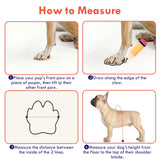 SeranPup S Adjustable Dog Suspender Boots & Hiking Shoes, Waterproof Winter Snow Gear Boots with Anti-Slip Sole, Reflective Snowsuit Design That Helps Stay On for Cold Weather Adventures
