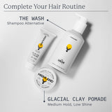 Highland Glacial Cream - Hair Styling Cream- Smooths, Hydrates, De-Frizzes, Texturizes & Defines - Low Hold Matte Finish for All Hair Types - Natural Ingredients that Boost Hair & Scalp Health- 2.5 oz
