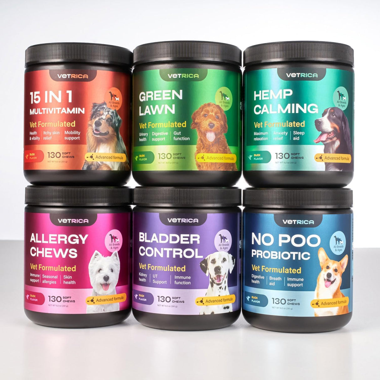 Сalming Сhews for Dogs Anxiety Relief - Dog Anxiety Relief Supplement - Soft Calming Chews - Dog Calming Treats for Storms, Separation, Fireworks, Vet Visits, Travel, Grooming, Barking, Chewing