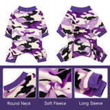 Dog Pajamas for Small Dogs, Camo Winter Dog Onesie, Warm Velvet Puppy Jumpsuit, Doggies Bodysuits, Girl Boy Dog Winter Clothes for Chihuahua, Yorkie, Teacup, Schnauzer, Cold Weather Dog Apparel