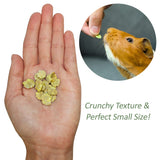 Exotic Nutrition Green Pea Flakes (1 lb.) - Healthy Natural Dried Vegetable Treat - for Rabbits, Guinea Pigs, Hamsters, Chinchillas & Other Small Pets