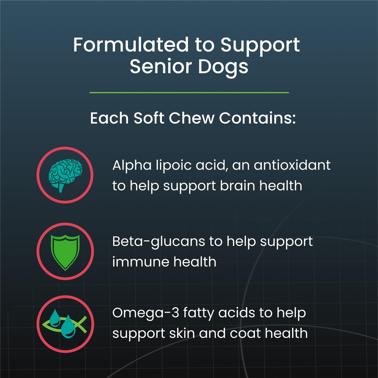 Nutramax Dasuquin Joint Health Supplement for Small to Medium Senior Dogs – for Immune Support, Skin & Coat Health, and Brain Health, 84 Soft Chews