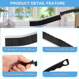 11Pcs Crevice Cleaning Brush Set, Hard Bristle Cleaning Supplies for Kitchen, Bathroom, Corner, Grout, Sink