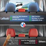 2026 Upgraded Dog Car Seat Cover for Back Seat with Hard Bottom Car Seat Cover for Dogs, Waterproof Pet Seat Protector, Non-Slip Scratch-Resistant Surface, Supports 500lbs, Easy to Clean and Install