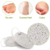 2PCS Natural Pumice Stone, Lava Pedicure Tools Hard Skin Callus Remover for Feet and Hands - Foot File Exfoliation to Remove Dead Skin, and Callusess
