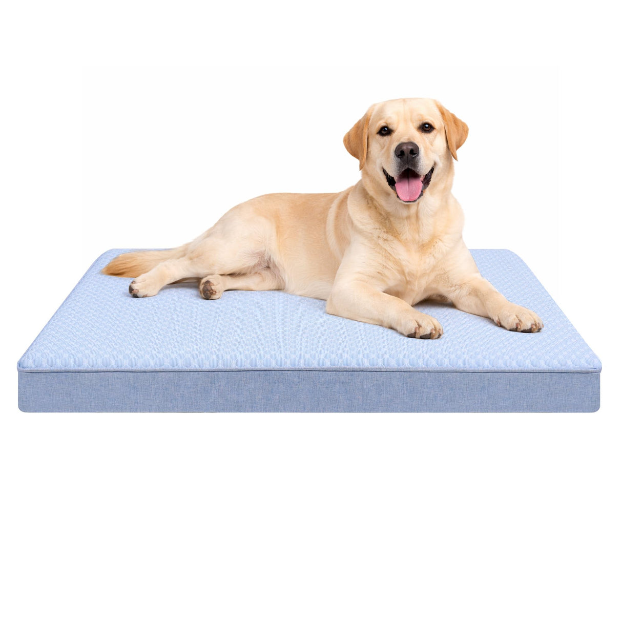 URGVANZ PET Cooling Dog Beds for Dogs, Orthopedic Memory Foam Dog Bed，Washable Pet Beds for Crate with Faux Fur Cover, Waterproof Lining (X-Large: 41" x 29" x 4", Cooling Surface)