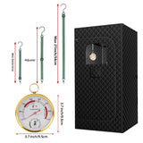 Andelov Sauna Thermometer and Hygrometer (Fahrenheit) with Lanyard Mount, Portable Temperature & Humidity Monitor for Steam Sauna Box, Infrared/Indoor/Home Sauna Accessories