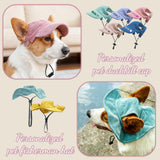 Personalized Dog Hat with Embroidered Name, Custom Dog Hat with Ear Holes, Adjustable UV Sun Protection Pet Baseball Cap Bucket Hats, for Pet Lovers (5 Sizes) (Style1)