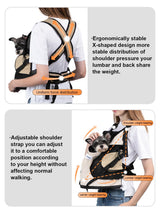 Dog Carriers for Small Dogs,Dog Backpack with 2 Pocket for Travel,Comfortable Dog Front Carrier Suitable for Dogs 8-18 pounds Machine Washable (Beige)