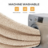 Luciphia 1 Pack 3 Calming Dog Blanket Fluffy Premium Fleece Pet Blankets Soft Sherpa Throw for Dogs Puppy Cat Grey/Beige/HazeBlue Small (23" x16")