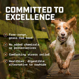 Wild Wolf 12-inch Angus Bully Sticks (8oz./~5 Sticks) Healthy, All-Natural, Long-Lasting Dog Chew Bones - Low Odor - Mixed Thickness - Lab-Tested, Hand-Inspected and Packed with Love in The USA