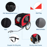 Bicycle Dog Carrier - 88Lbs Capacity Pet Bike Trailer with 19" Air Tires,Foldable Dog Trailer for Bike | with 600d Durable Waterproof Oxford Cloth | Universal Coupler | for Medium/Large Pets