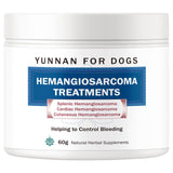 Blood Support for Dogs Powder - Natural Yunnan Sanqi Powder for Hemangiosarcoma, Hemoabdomen, Pericardial Effusion, Cancer Bleeding, Severe Bruising, Ulcer-Related Bleeding, Bloody Stools - 2.12OZ