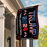 Trump 2024 Flag, 3 x 5FT "TAKE AMERICA BACK" Flag, Double Sided Three Ply Trump Flag, UV protection, Fade Resistant, Durable Flag Suitable for Indoor Outdoor