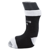 Woodrow Wear, Power Paws Advanced Dog Socks, Black Grey, S, Fits 25-45 pounds