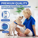 Dog Flea and Tick Collar 4 Pack, Waterproof Adjustable Collar for Dogs and Puppies, 32-Month Prevention, Blue & Orange