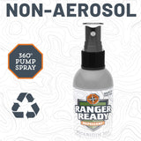 Ranger Ready Picaridin Insect Repellent Spray - Mosquito Repellent and Tick Spray, Scent Zero, Travel Size Bug Spray (3.4 oz, Pack of 1)