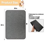 Dog Crate Mat Liner, Washable Pee Pads for Dogs, Absorbs Urine, Non-Slip, Waterproof Under Dog Crate Mat Floor Protector for Kennel Training, Protects Floors from wear and Scratches, (29"x48")