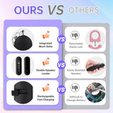 Rechargeable Personal Safety Alarm for Women - 140dB Self-Defense Security Alarm Keychain with Strobe Light, Emergency Security Alert Devices for Women Girls Kids Elderly (Black)