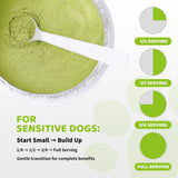 Aloevia Dog Dental Powder for Teeth 200g -Enzymatic Plaque & Tartar Remover, Teeth Cleaning Powder for Fresh Breath, 90 Day Supply for All Breeds