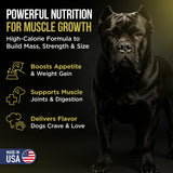 PET CARE Sciences Dog Weight Gainer 90 Servings - Weight Gain Supplements for Dogs - Canine and Dog Muscle Builder - Made in The USA