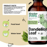 Forever Puppy Dandelion Leaf Drops for Dogs - Kidney Health Liquid Supplement for Large, Medium & Small Dogs - Kidney Cleanse Detox Drops w/Dandelion Leaves Tincture - 2 oz